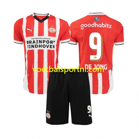 PSV Eindhoven DE JONG 9 Kind Thuis Tenue 2024-25